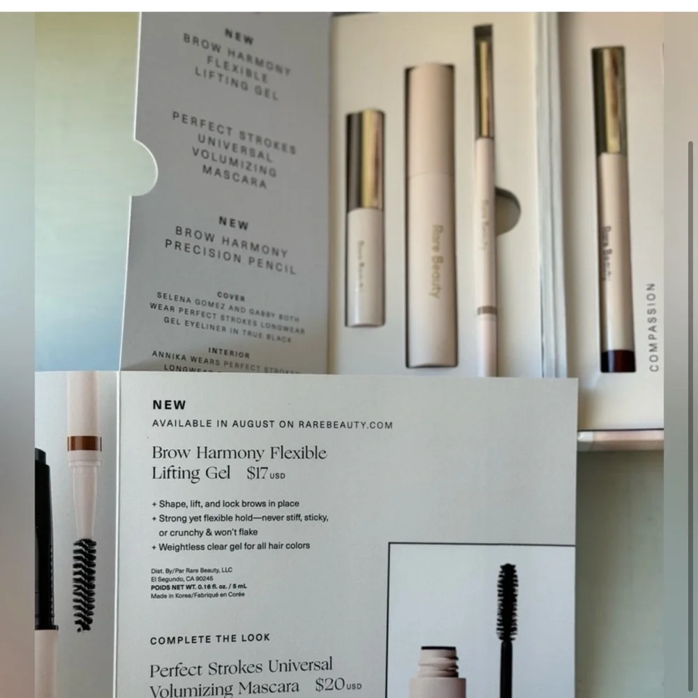 NWT Rare Beauty by Selena Gomez Eye Brow eye Bundle